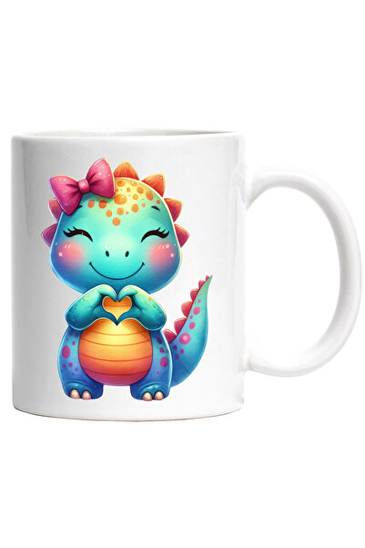 StoryGift Romania Cana cu un pui de dinozaur fericit | ilustratie | forma de ...