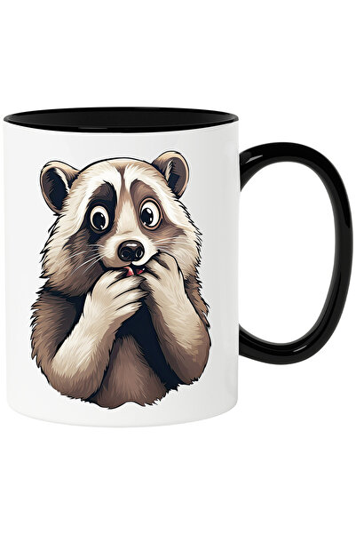 StoryGift Romania Cana cu un raton speriat | uimit | socat | ilustratie | ani...