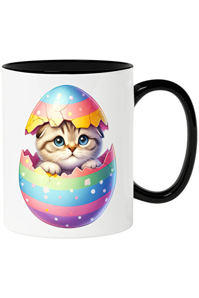 StoryGift Romania Cana cu o pisicuta timida care iese dintr-un ou spart | ilu...