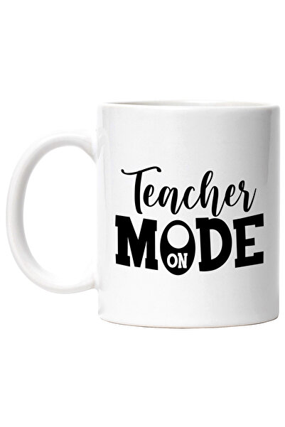 StoryGift Romania Cana cu textul in engleza "Teacher mode on" - modul profeso...