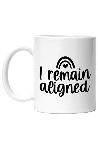 StoryGift Romania Cana cu inimioara si mesajul "I remain aligned" - raman ali...
