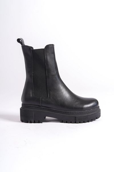 Zerenyus Lorax Laceless Elastic Γυναικείες Μπότες - Μαύρο