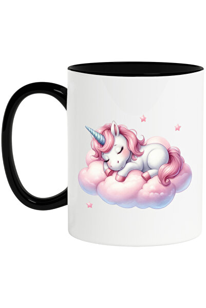 StoryGift Romania Cana cu un unicorn care doarme, ilustratie, stelute, noriso...