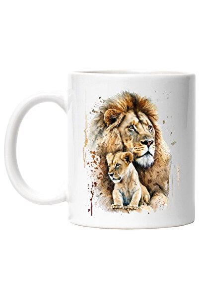 StoryGift Romania Cana cu un leu si cu puiul sau | afectiune | ilustratie | i...