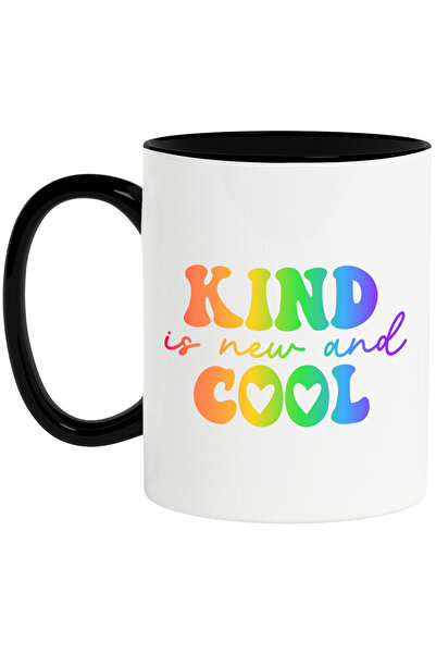 StoryGift Romania Cana cu un mesaj in engleza "Kind is new and cool" - bun es...