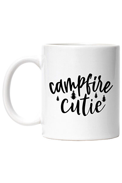 StoryGift Romania Cana pentru o draguta de la focul de tabara cu Maner Alb, Cu Maner Alb