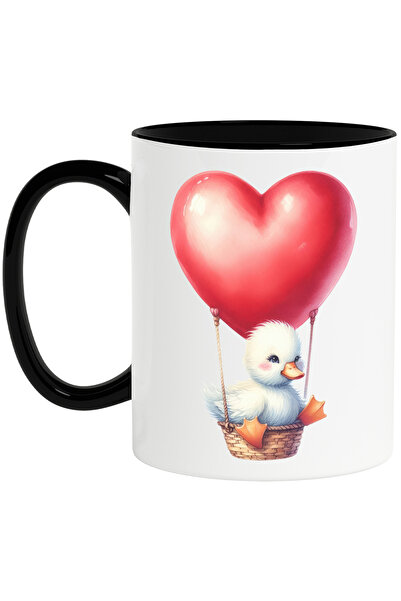 StoryGift Romania Cana cu o ratusca intr-un balon cu aer cald, ilustratie, ca...