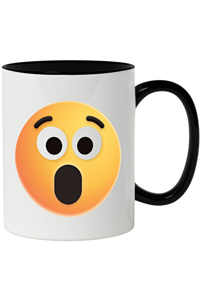 StoryGift Romania Cana Cu Emoticon, Emoji, Socat, Surprins, Multicolor 330 ml...