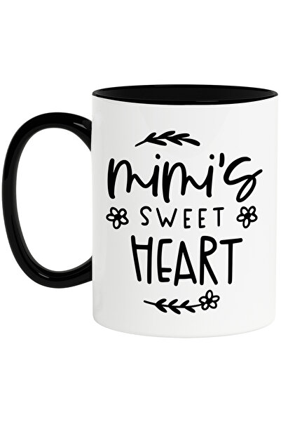 StoryGift Romania Cana cu floricele si textul in engleza "Mimi's sweet heart"...