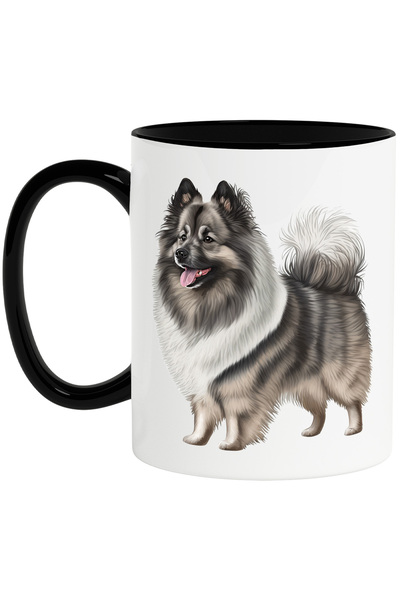 StoryGift Romania Cana cu un caine blanos vesel | ilustratie | limba scoasa |...