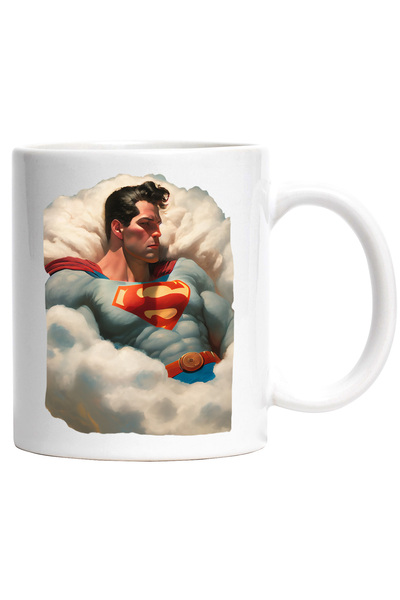 StoryGift Romania Cana Cu Personaj Filme Cu Super Eroi, Super Man Dormind Pe ...