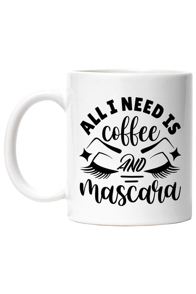 StoryGift Romania Cana pentru femeile care au nevoie de cafea si de rimel cu ...