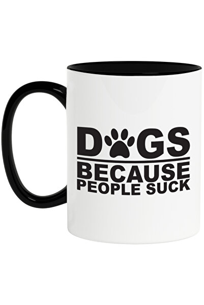 StoryGift Romania Cana pentru iubitorii de caini cu mesajul in engleza "Dogs,...