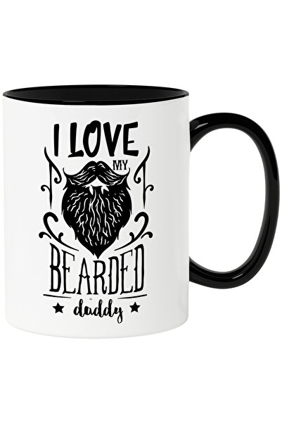 StoryGift Romania Cana cu Mesajul in Engleza I Love my Bearded Daddy, Il Iube...