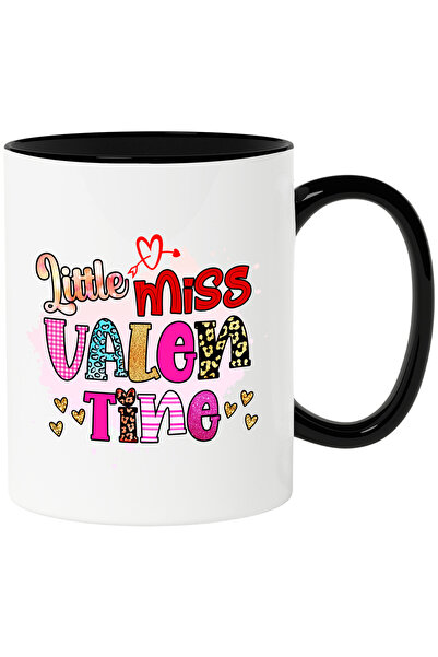 StoryGift Romania Cana cu mesajul "Little Miss Valen Tine", inimioare, Valent...
