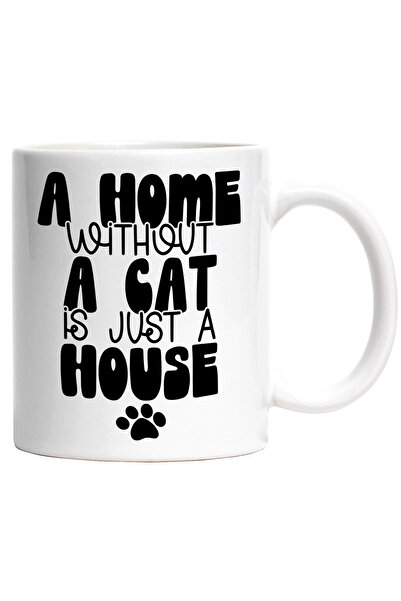 StoryGift Romania Cana cu textul ""Acasa" fara o pisica este doar o casa" - f...