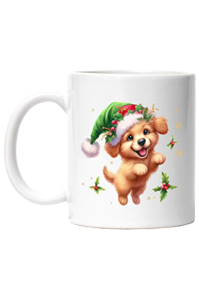 StoryGift Romania Cana cu un catelus bucuros | ilustratie | caciula de spirid...