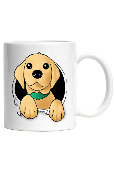 StoryGift Romania Cana Cu Catel, Rasa, Labrador, Zgarda, Ilustratie, Animal, ...