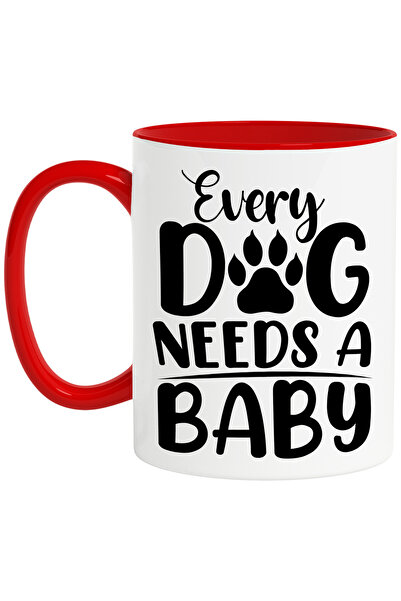 StoryGift Romania Cana cu mesajul in engleza "Every dog needs a baby" - orice...