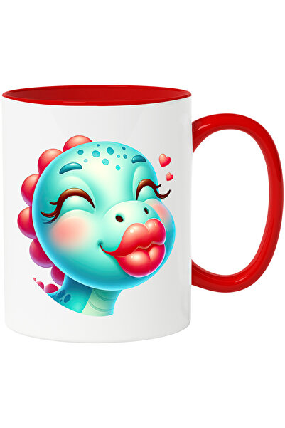 StoryGift Romania Cana cu o femela dinozaur care da un pupic | afectiune | Va...