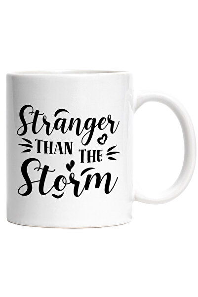 StoryGift Romania Cana cu inimioare si mesajul "Stranger than the storm" - ma...