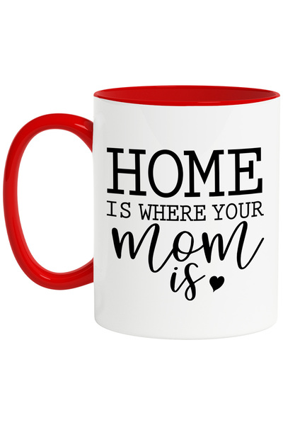 StoryGift Romania Cana cu mesajul in engleza "Home is where your mom is" - "a...