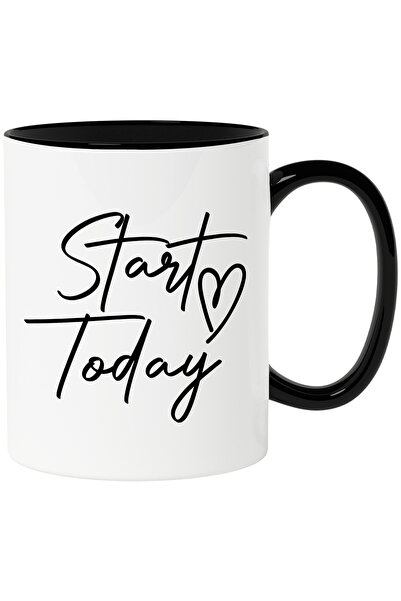 StoryGift Romania Cana cu inimioara si mesaj care te indeamna sa incepi chiar...