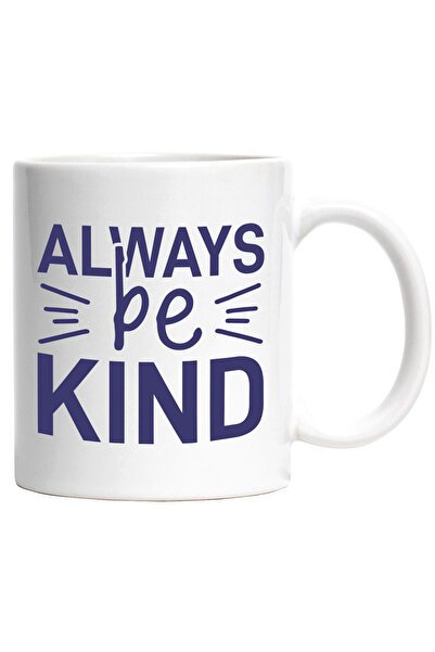 StoryGift Romania Cana cu mesajul "Fii buna mereu" cu Maner Alb, Cu Maner Alb