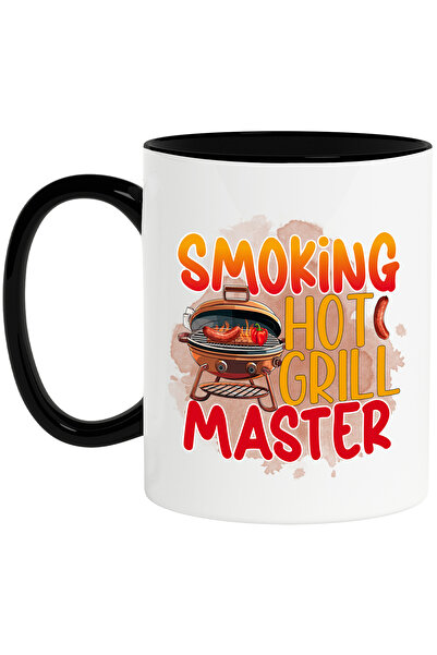 StoryGift Romania Cana cu un gratar cu mesajul "Smoking hot grill master", ga...