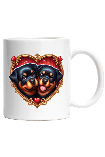 StoryGift Romania Cana cu o catelusa si un caine | ilustratie | Rottweiler | ...