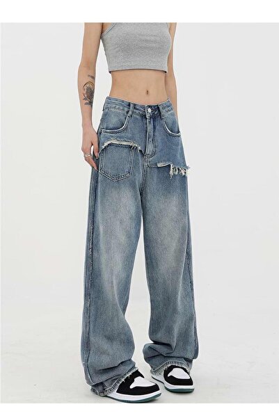 DEEFWEAR Y2K TREND BAGGY  JEAN PANTOLON