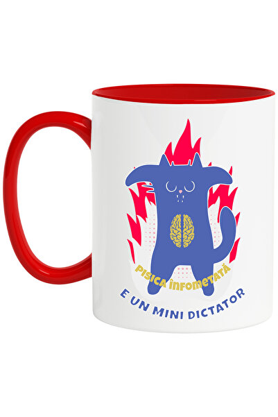 StoryGift Romania Cana Pisica in flacari infometata e un mic dictator, 330ml,...