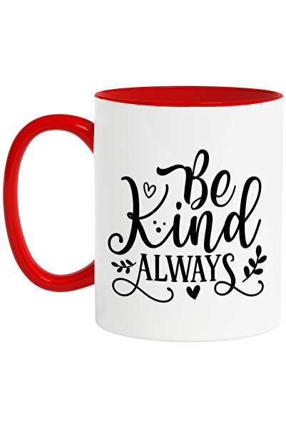 StoryGift Romania Cana cu inimioare si textul in engleza "Be kind. Always" - ...