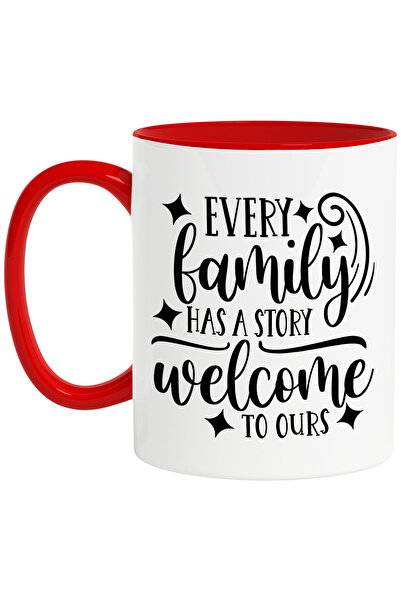 StoryGift Romania Cana cu mesajul "Orice familie are o poveste, bun-venit in ...