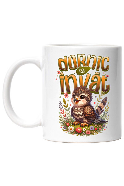 StoryGift Romania Cana Dornic sa invat bufnita vesela animal educatie, 330ml,...