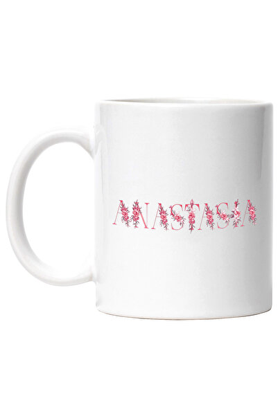 StoryGift Romania Cana Cu Numele Anastasia, Floral, Colorat, Creativ, Frumos,...