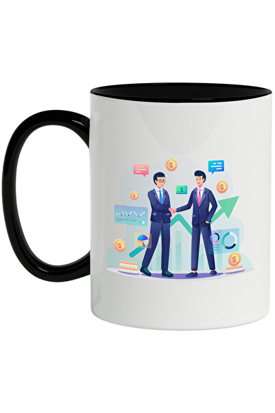 StoryGift Romania Cana Cu Bani, Business, Performanta, Multicolor 330 ml, Cer...