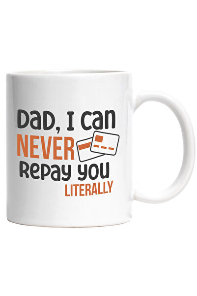 StoryGift Romania Cana cu Mesajul Amuzant in Engleza Dad I can Never Repay Yo...