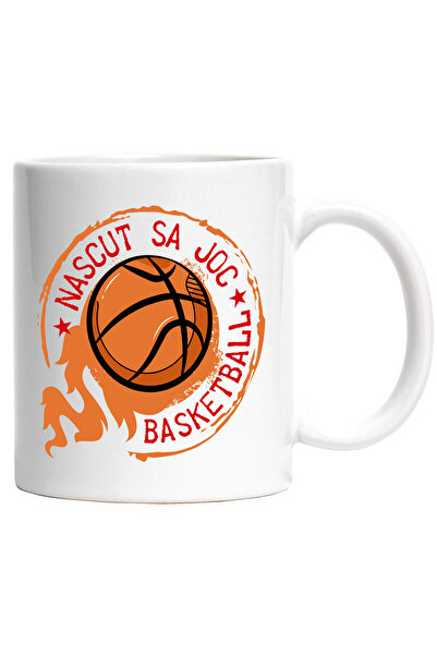 StoryGift Romania Cana cu Minge De Basketball In Aer Flacari Sport Sanatate M...