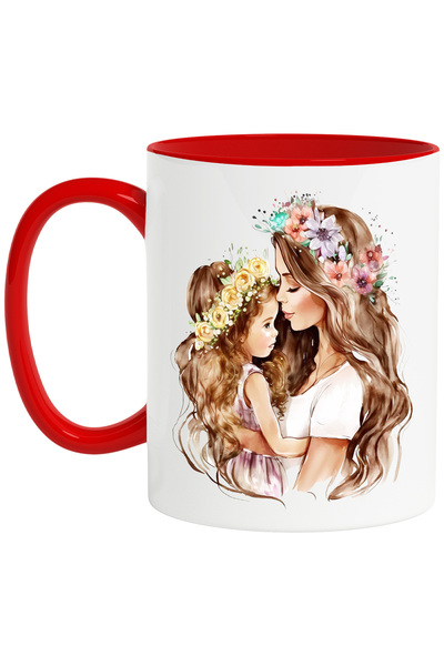 StoryGift Romania Cana cu o mama care isi tine fetita in brate | ilustratie |...