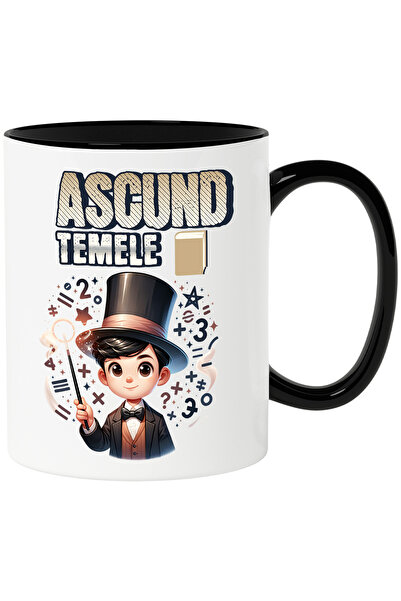 StoryGift Romania Cana magician copil ascund temele haios elev scoala, 330ml,...