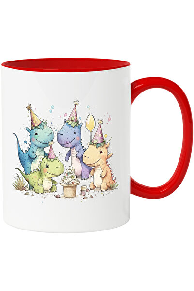 StoryGift Romania Cana cu mai multi dinozauri micuti | ilustratie | plante | ...