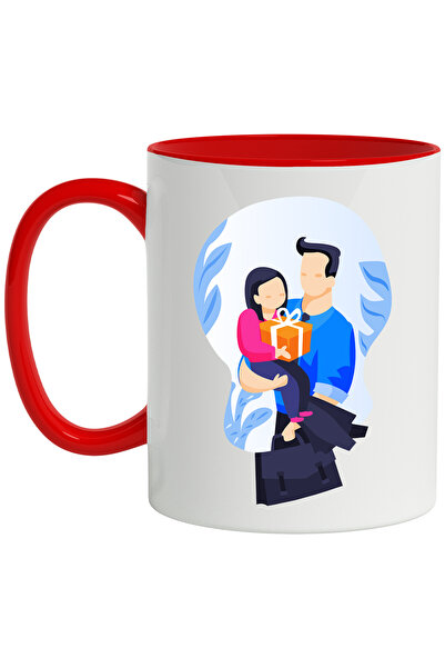 StoryGift Romania Cana Cu Parinti, Copil, Servieta, Sacou, Multicolor 330 ml,...