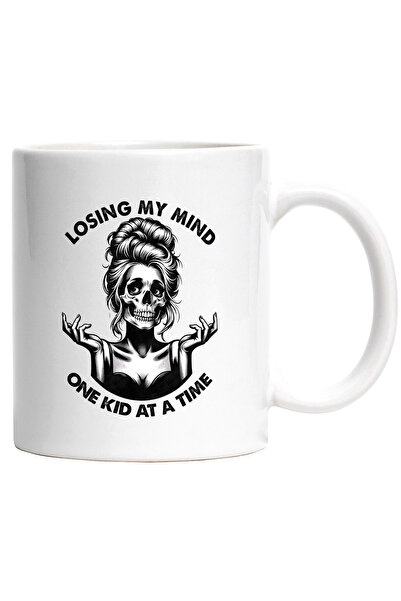 StoryGift Romania Cana cu mesajul "Losing my mind, one kid at a time", ilustr...