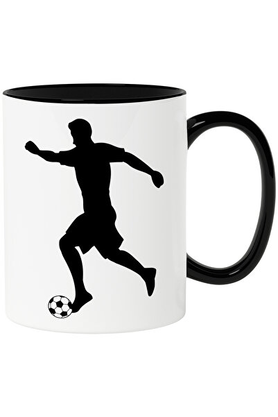 StoryGift Romania Cana cu un jucator de fotbal care alearga cu mingea - dribl...