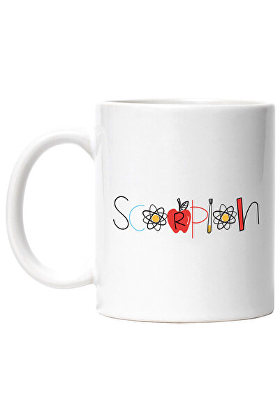 StoryGift Romania Cana Cu Numele Scorpion, si Mesaj Amuzant, Curios, Sociabil...
