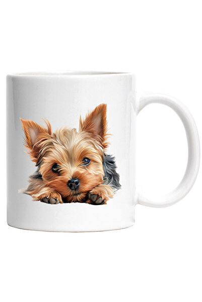 StoryGift Romania Cana cu un catelus blanos de talie mica | ilustratie | cumi...