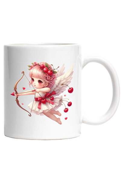 StoryGift Romania Cana cu o bebelusa cu aripi | ilustratie | zboara | Cupidon...