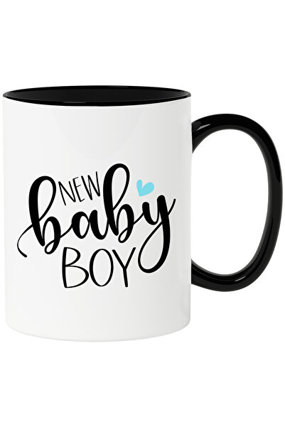 StoryGift Romania Cana Cu Text in Engleza New Baby Boy, Copii, Baieti, Famili...