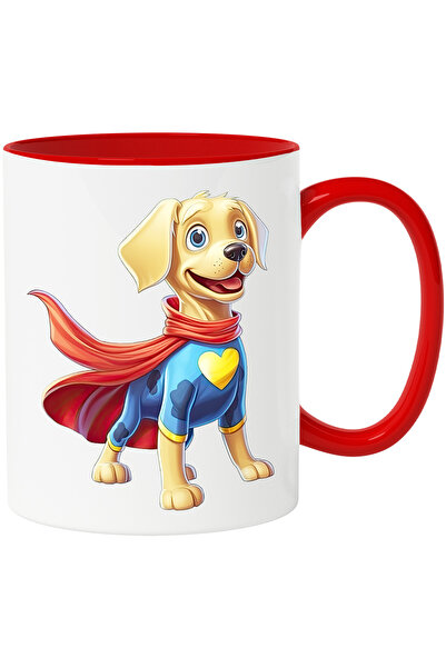 StoryGift Romania Cana cu un catel in costum de erou | superputeri | pelerina...